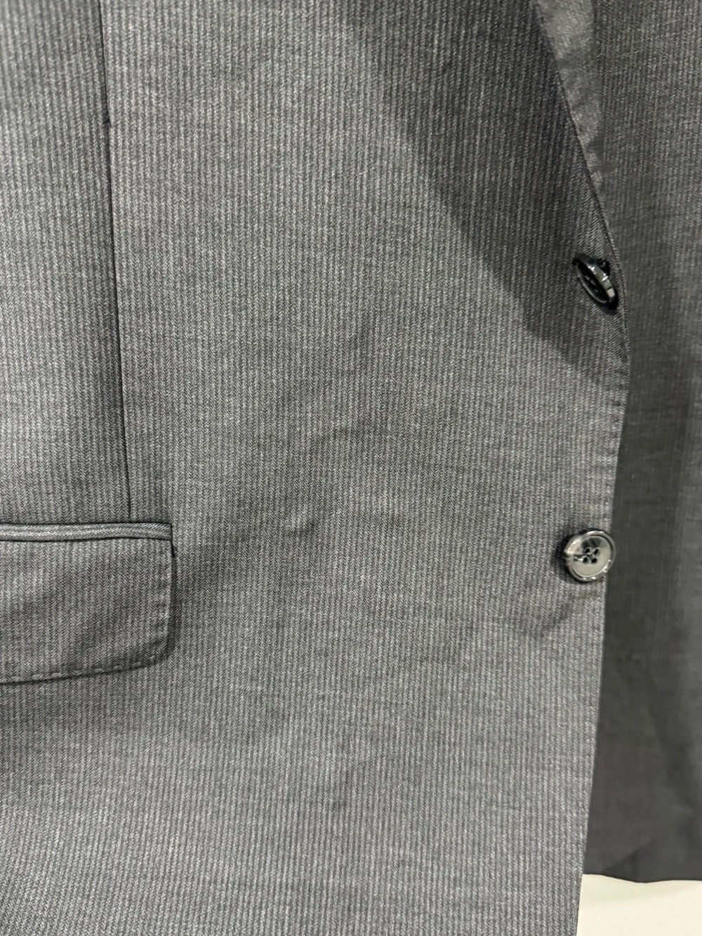 Ermenegildo Zegna Men Wool Dark Gray Blazer Size 44R